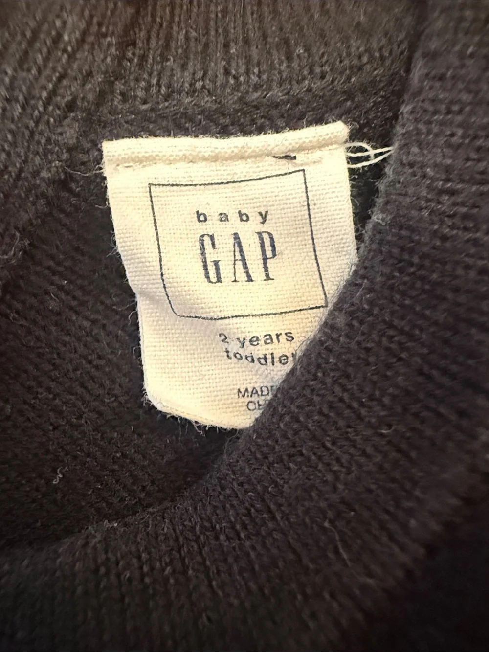 GAP Black Long-Sleeve Skater Dress for Girls